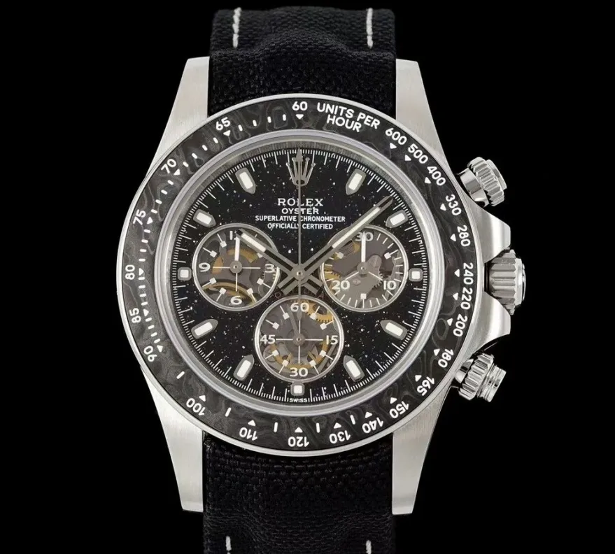 DIW Factory Rolex Cosmograph Daytona Black dial 1:1 Best Edition Replica Watch