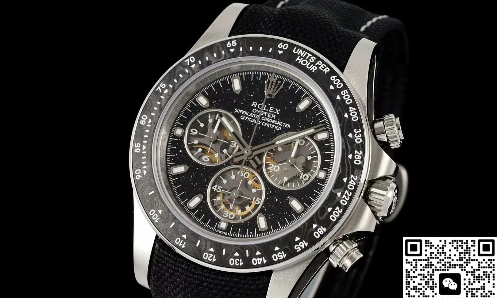 DIW Factory Rolex Cosmograph Daytona Black dial 1:1 Best Edition Replica Watch