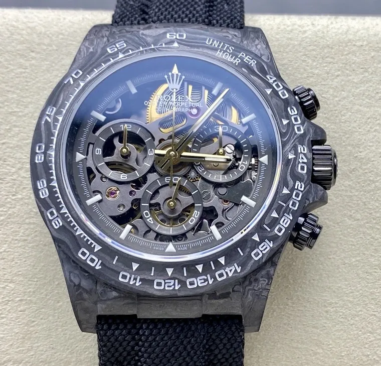 DIW Factory Rolex Cosmograph Daytona Carbon Fiber 1:1 Best Edition Replica Watch