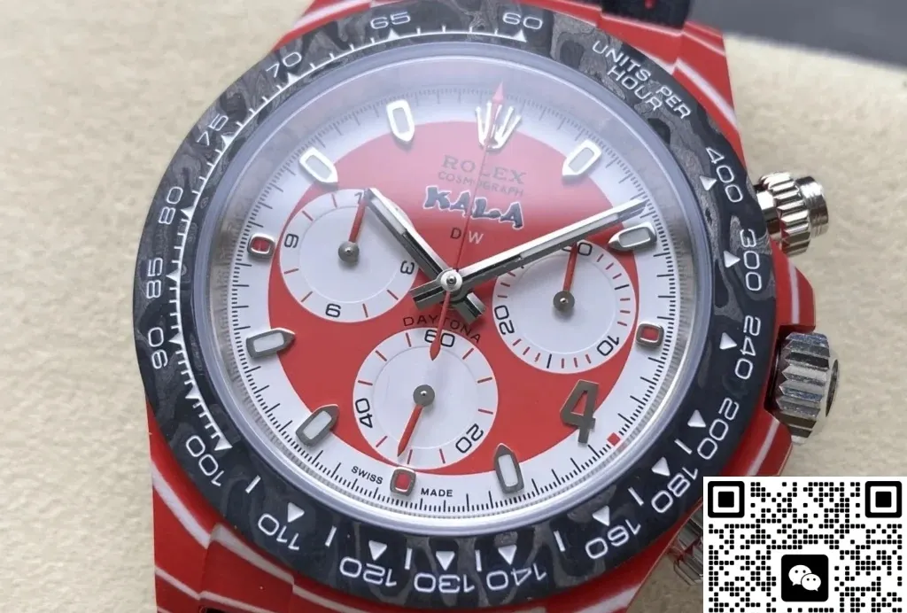 DIW Factory Rolex Cosmograph Daytona Red Quartz 1:1 Best Edition Replica Watch