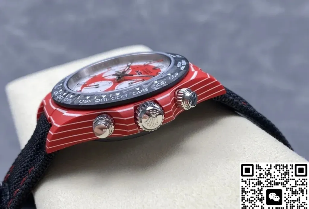 DIW Factory Rolex Cosmograph Daytona Red Quartz 1:1 Best Edition Replica Watch