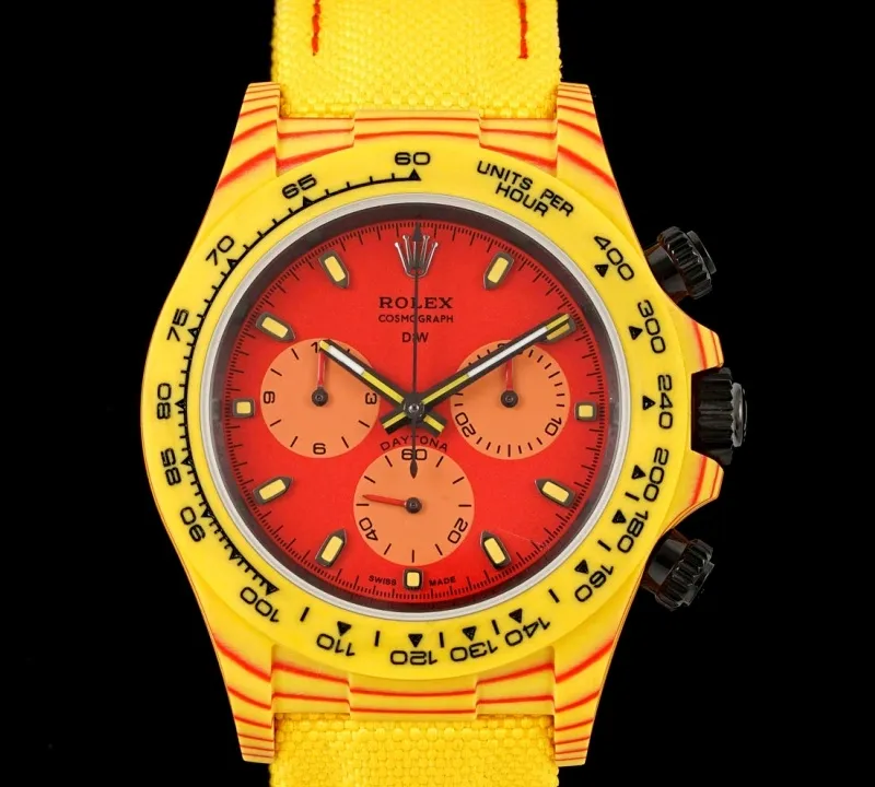 DIW Factory Rolex Cosmograph Daytona Yellow case 1:1 Best Edition Replica Watch