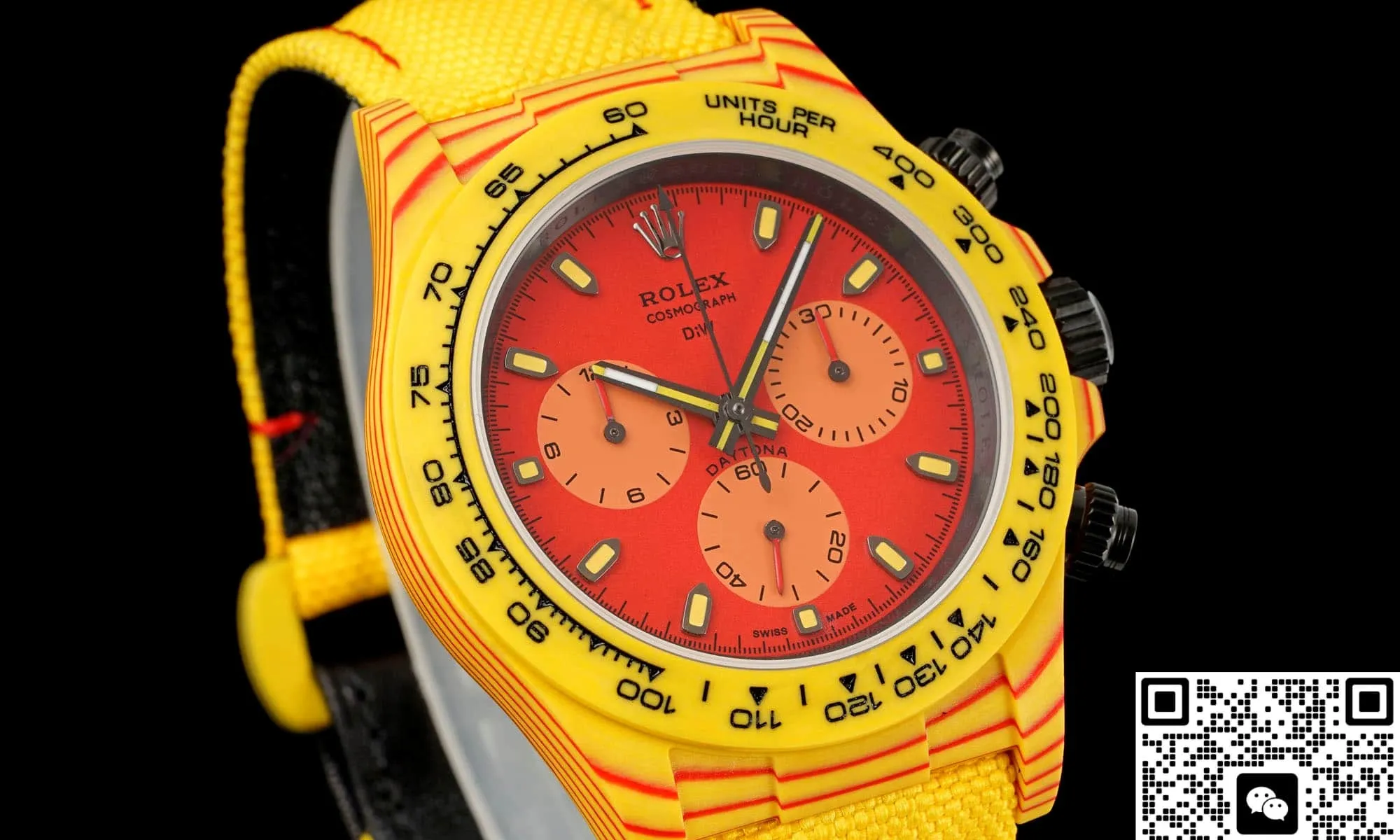DIW Factory Rolex Cosmograph Daytona Yellow case 1:1 Best Edition Replica Watch