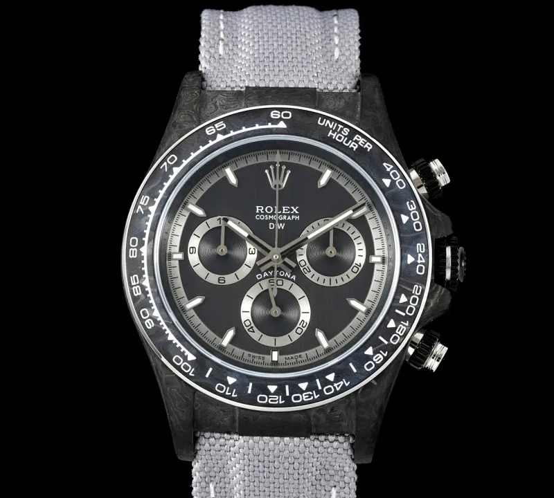 DIW Factory Rolex Daytona Black dial 1:1 Best Edition Replica Watch