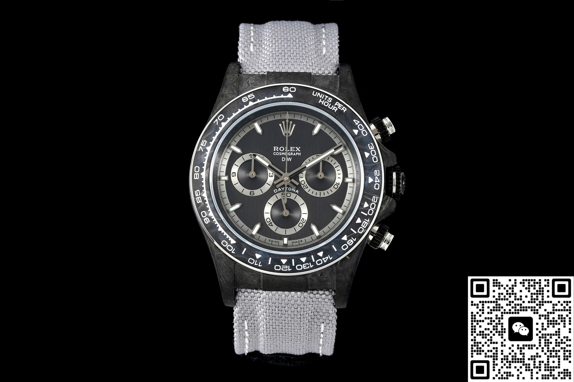 DIW Factory Rolex Daytona Black dial 1:1 Best Edition Replica Watch