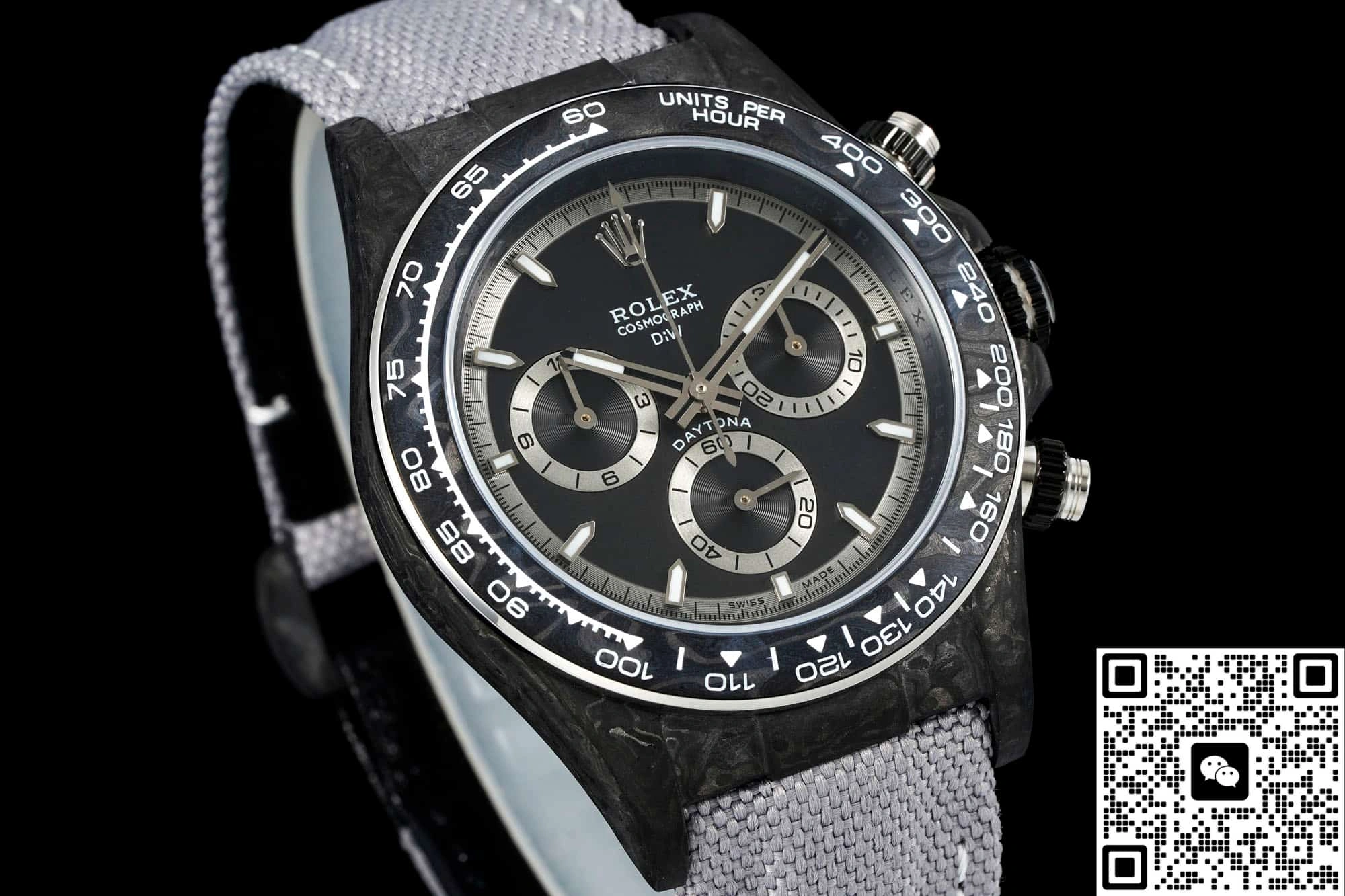 DIW Factory Rolex Daytona Black dial 1:1 Best Edition Replica Watch