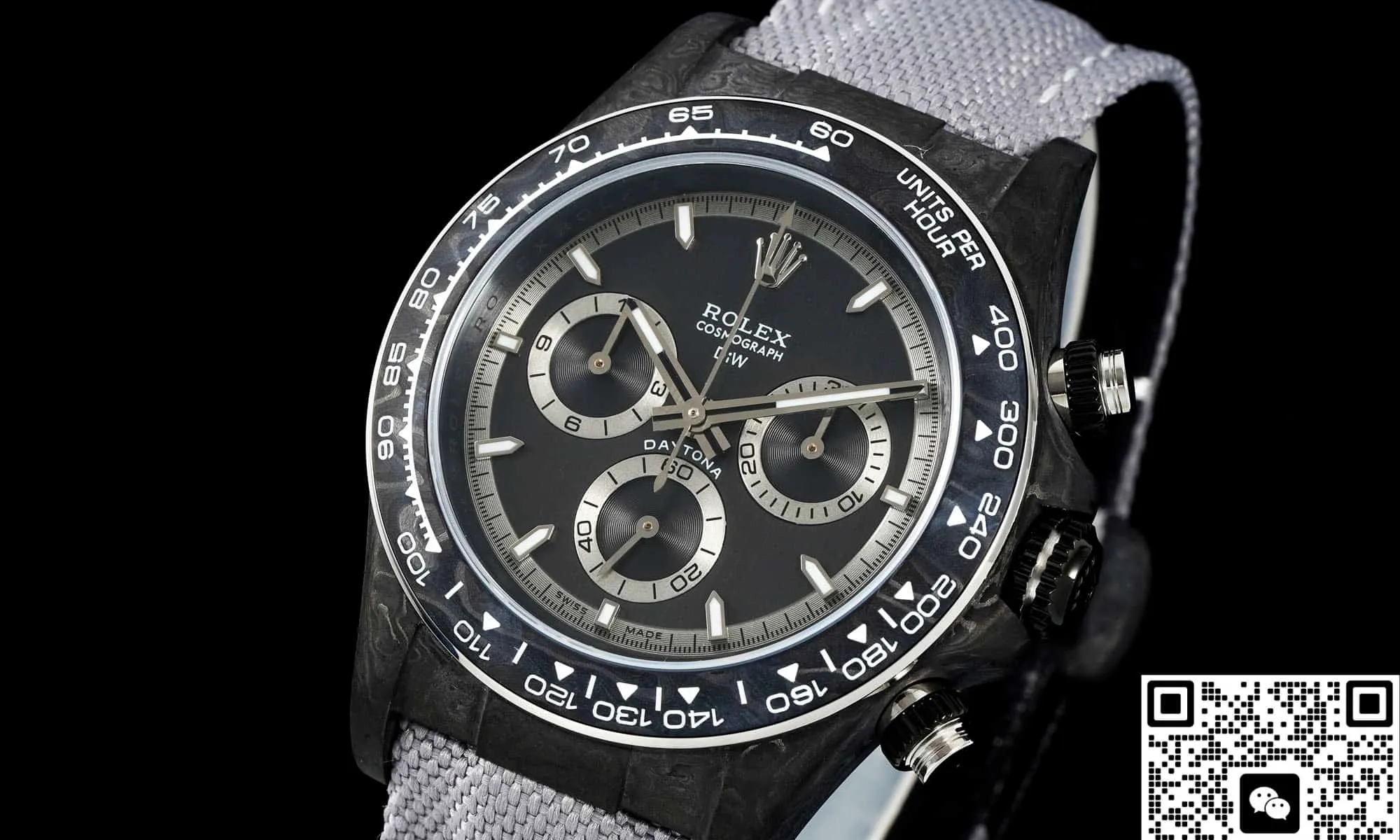 DIW Factory Rolex Daytona Black dial 1:1 Best Edition Replica Watch