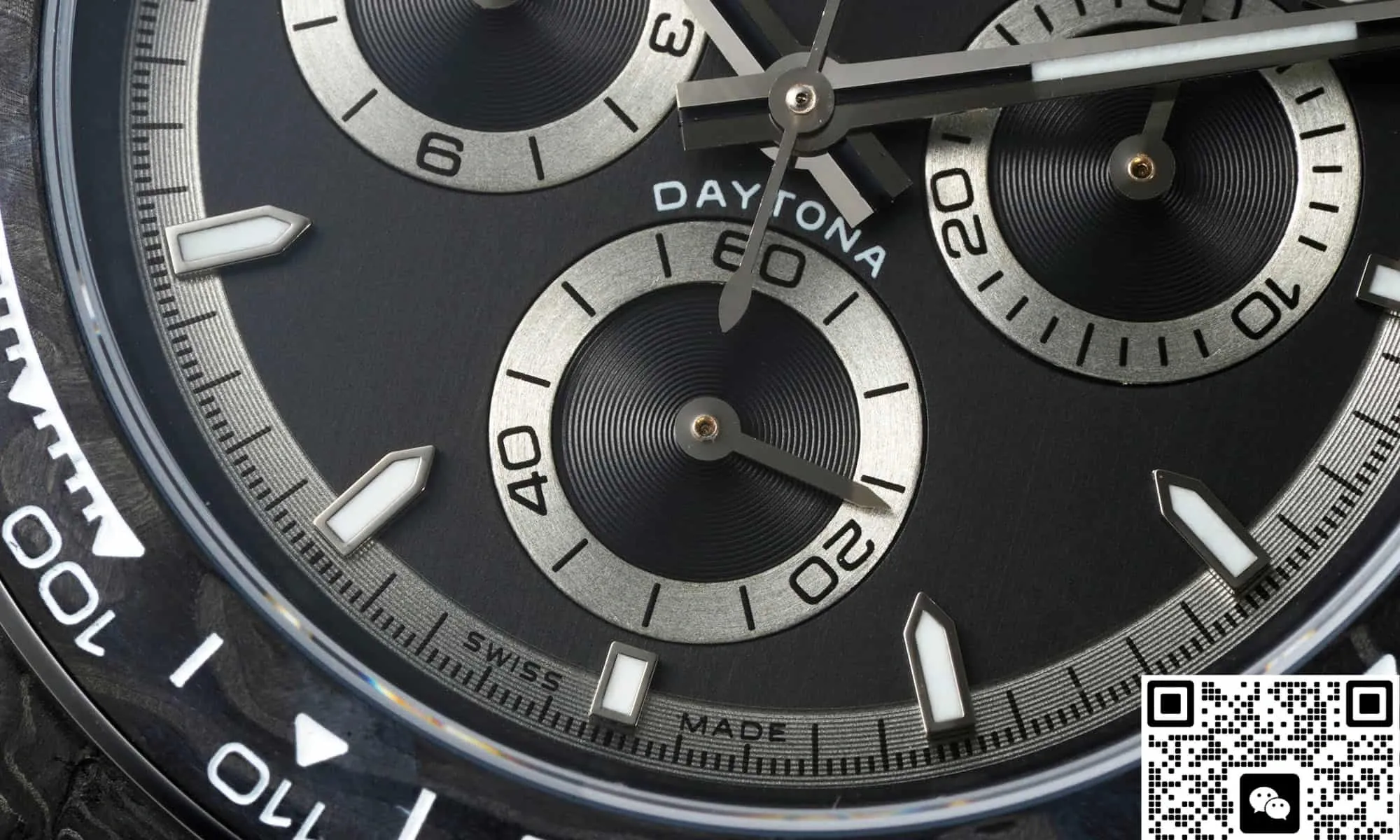 DIW Factory Rolex Daytona Black dial 1:1 Best Edition Replica Watch