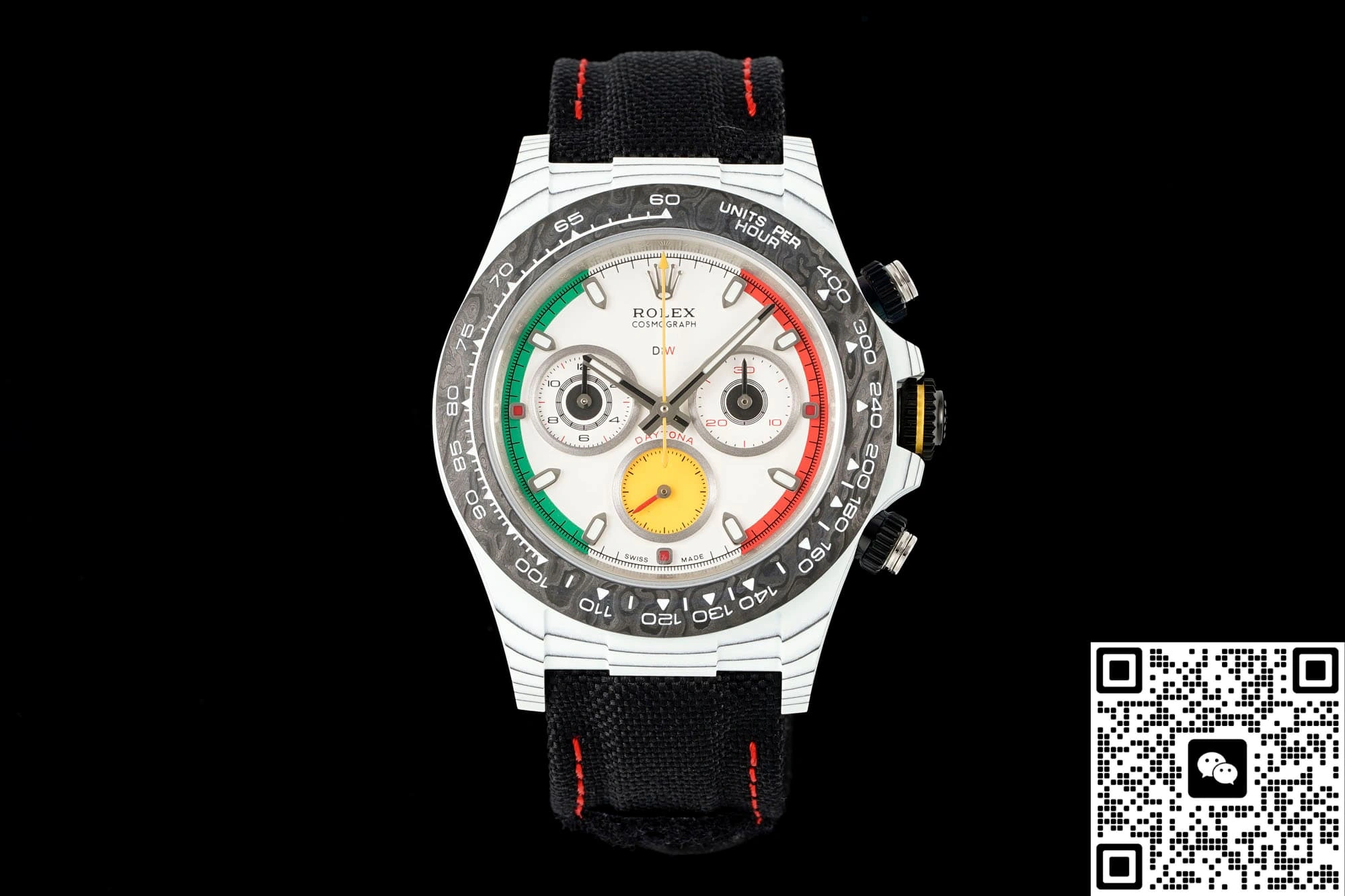 DIW Factory Rolex Daytona Carbon Fiber 1:1 Best Edition Replica Watch