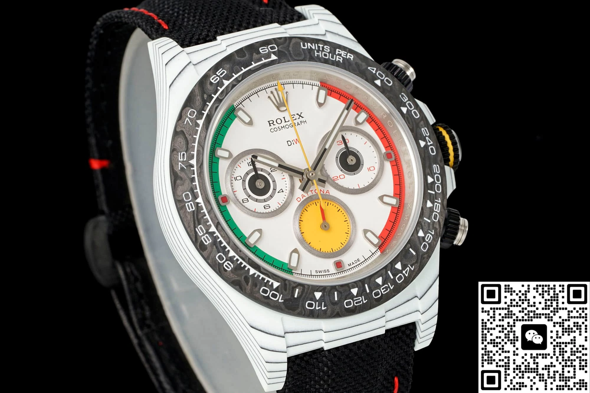 DIW Factory Rolex Daytona Carbon Fiber 1:1 Best Edition Replica Watch