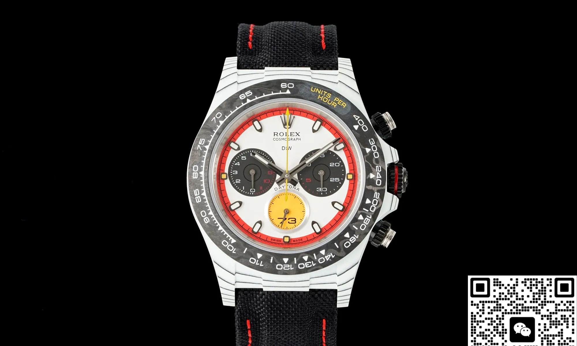DIW Factory Rolex Daytona Fabric strap 1:1 Best Edition Replica Watch