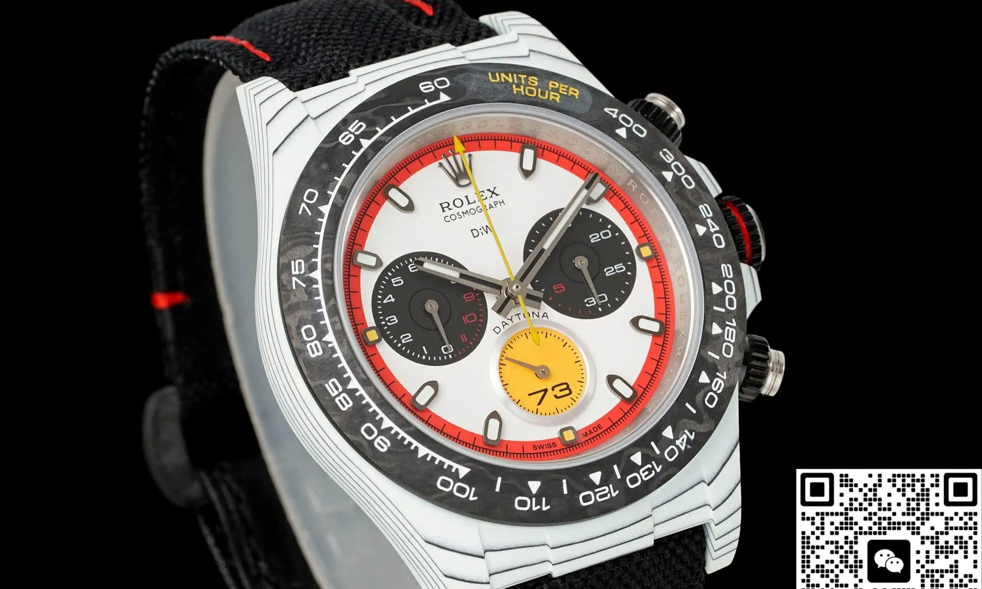 DIW Factory Rolex Daytona Fabric strap 1:1 Best Edition Replica Watch
