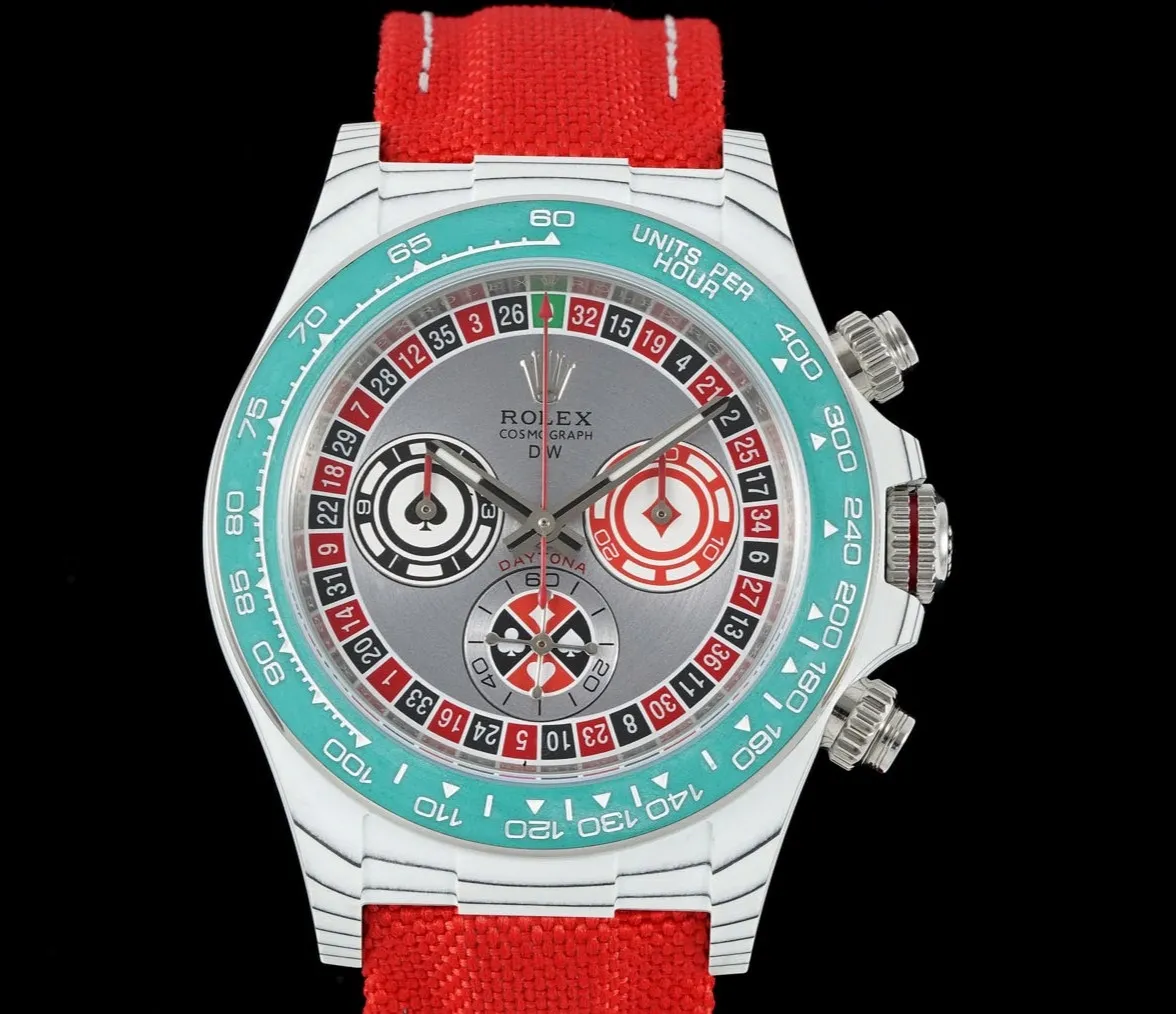 DIW Factory Rolex Daytona Lucky Player 1:1 Best Edition Replica Watch