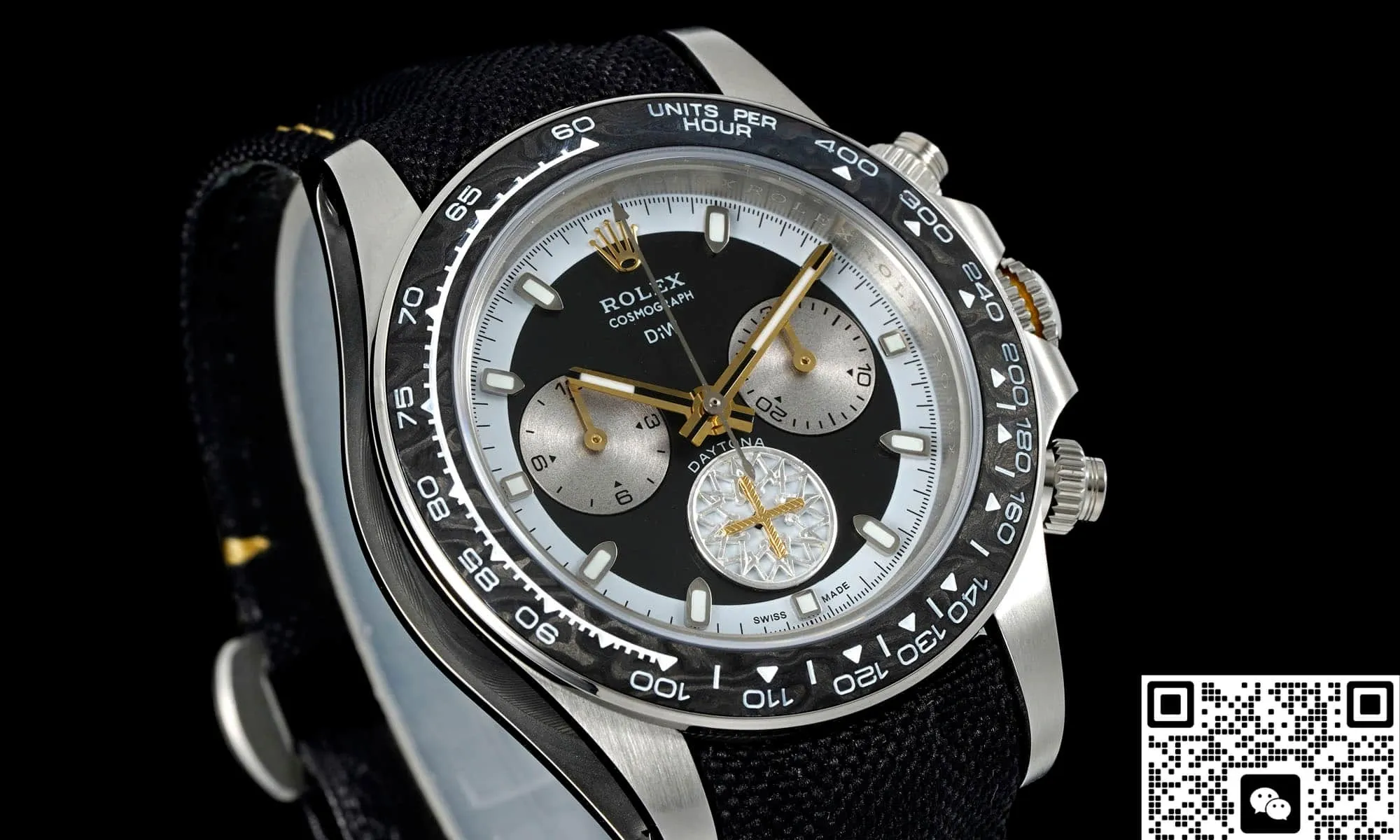 DIW Factory Rolex Daytona Speedometer bezel 1:1 Best Edition Replica Watch