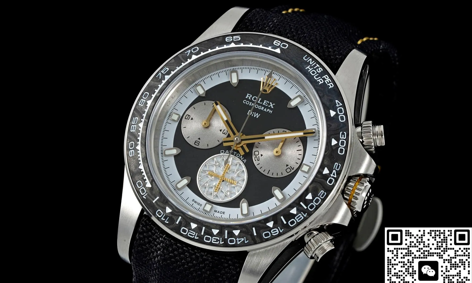 DIW Factory Rolex Daytona Speedometer bezel 1:1 Best Edition Replica Watch