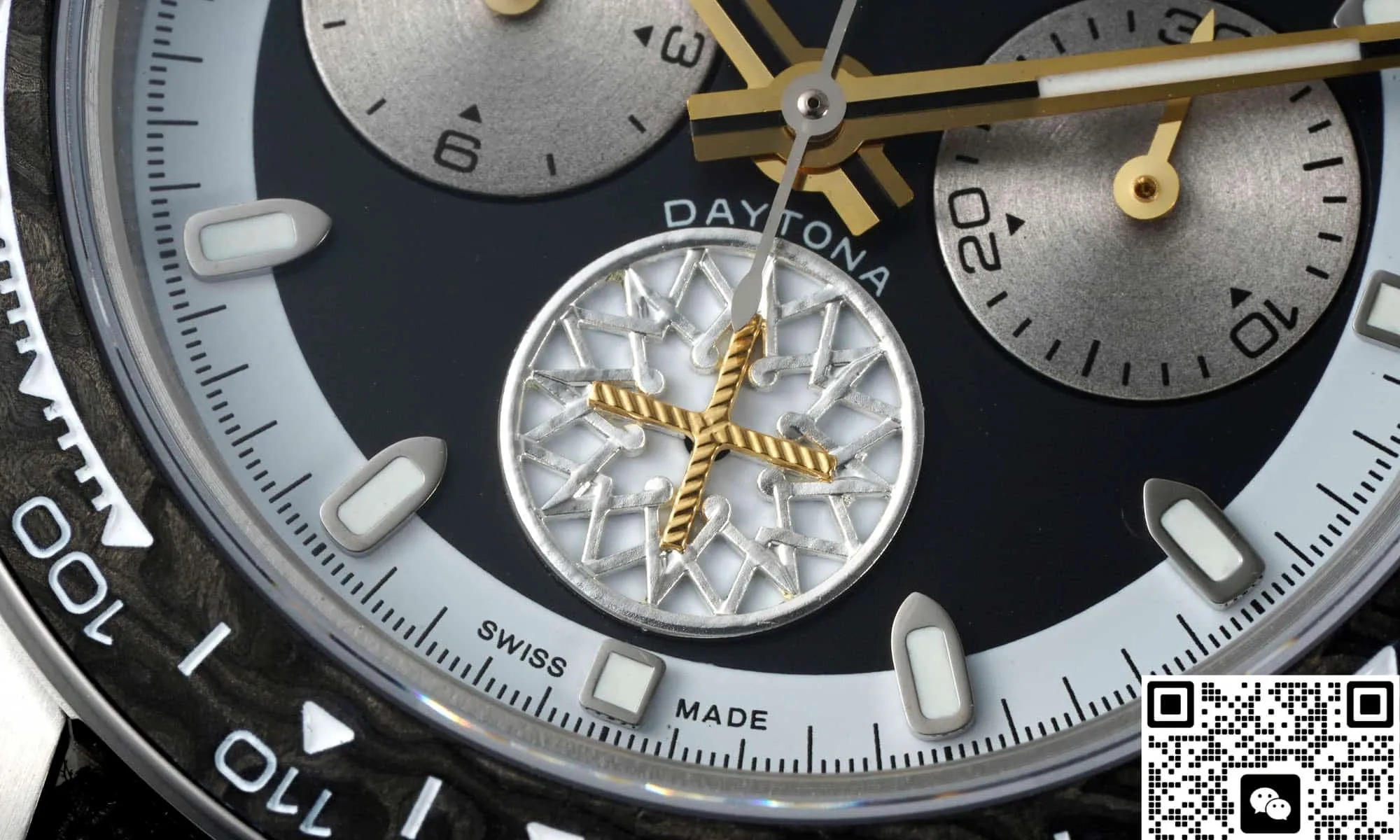 DIW Factory Rolex Daytona Speedometer bezel 1:1 Best Edition Replica Watch