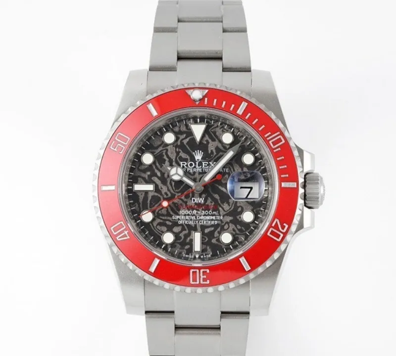DIW Factory Rolex Submariner 116610 Red bezel 1:1 Best Edition Replica Watch