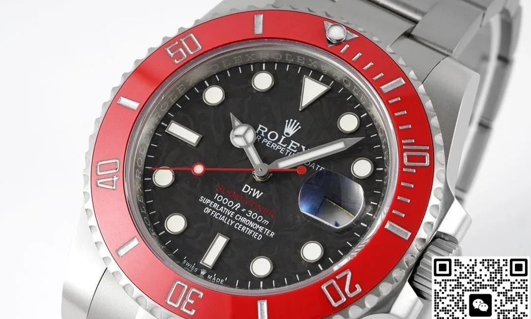 DIW Factory Rolex Submariner 116610 Red bezel 1:1 Best Edition Replica Watch