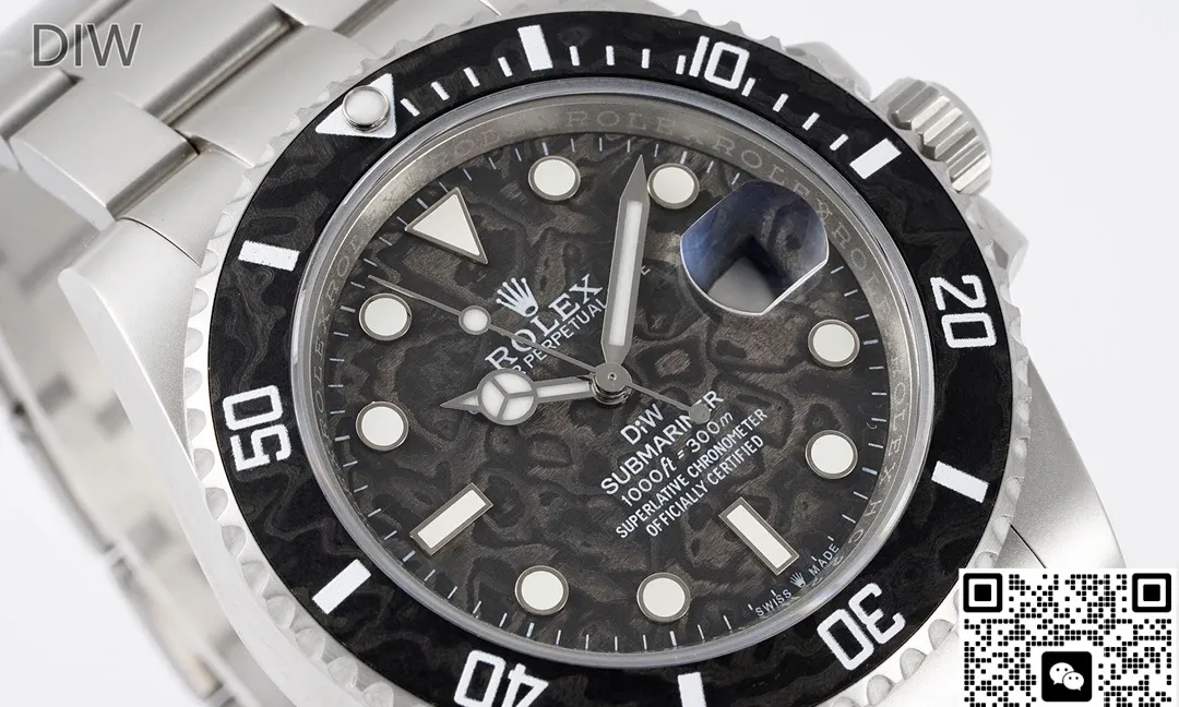 DIW Factory Rolex Submariner 116610 carbon fiber 1:1 Best Edition Replica Watch