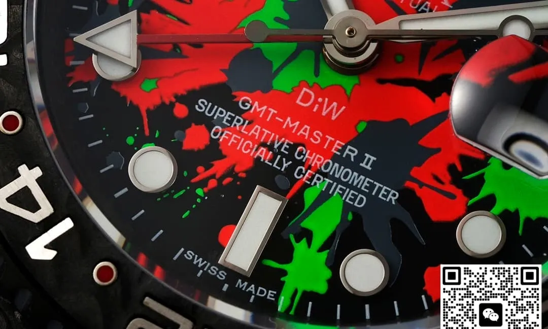 DIW Factory V2 Rolex GMT-Master II Colored dial 1:1 Best Edition Replica Watch