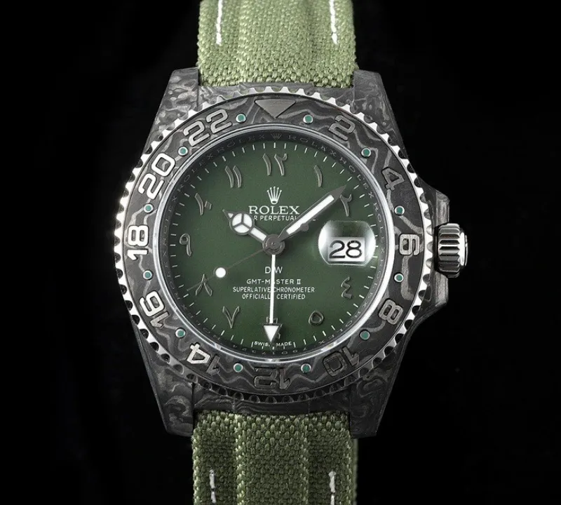 DIW Factory V2 Rolex GMT-Master II Green dial 1:1 Best Edition Replica Watch