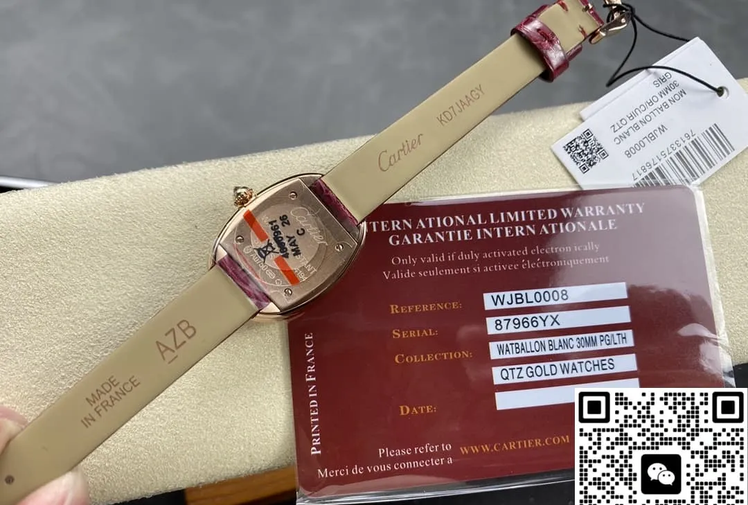 DR Factory Cartier bathtub WJBA0031 1:1 Best Edition Replica Watch