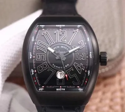 Franck Muller Vanguard V 45 SC DT TT NR BR TT 1:1 Best Edition Replica Watch ZF Factory Black Dial Swiss ETA9015