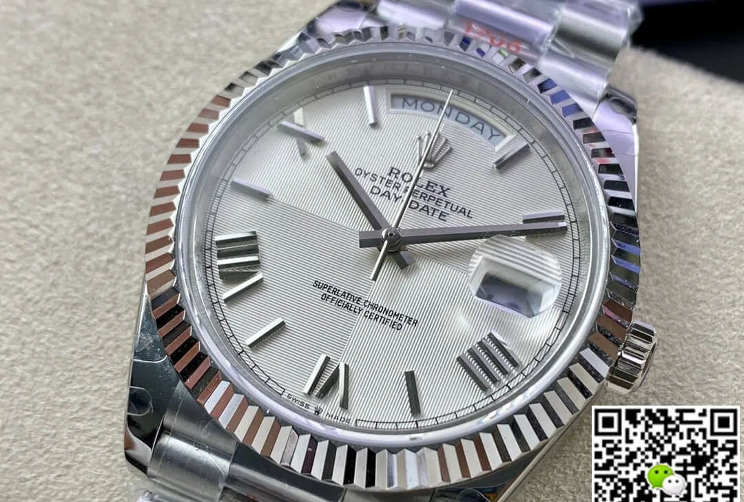 Rolex Day Date 228239-83419 EW Factory 1:1 Best Edition Replica Watch Stainless Steel Strap