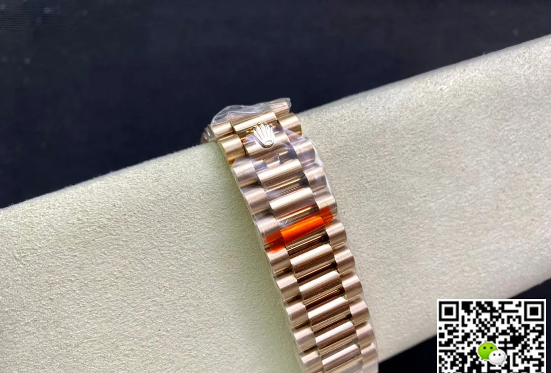 Rolex Day Date M128235-0029 EW Factory 1:1 Best Edition Replica Watch Gold-Tone Steel Strap