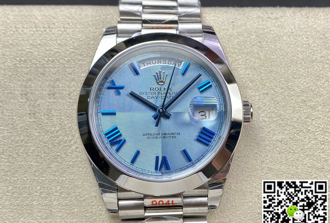 Rolex Day Date M228206-0001 EW Factory 1:1 Best Edition Replica Watch Stainless Steel Strap