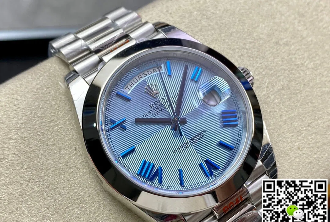 Rolex Day Date M228206-0001 EW Factory 1:1 Best Edition Replica Watch Stainless Steel Strap
