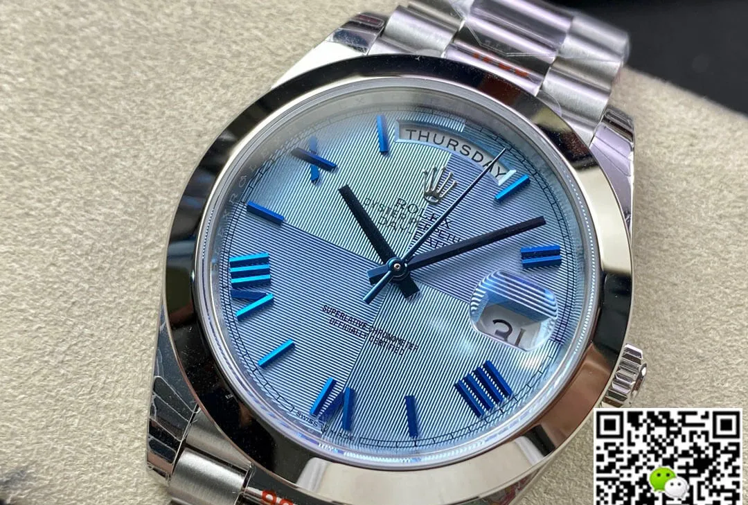 Rolex Day Date M228206-0001 EW Factory 1:1 Best Edition Replica Watch Stainless Steel Strap