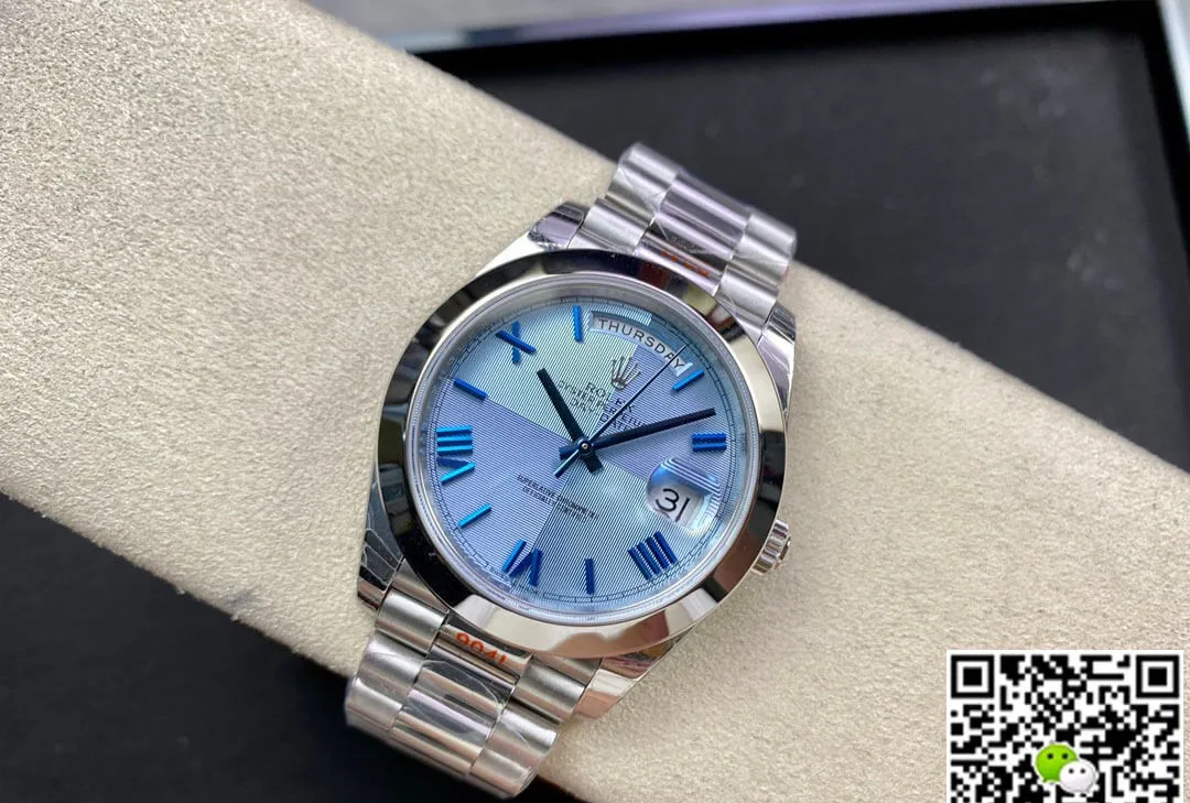 Rolex Day Date M228206-0001 EW Factory 1:1 Best Edition Replica Watch Stainless Steel Strap
