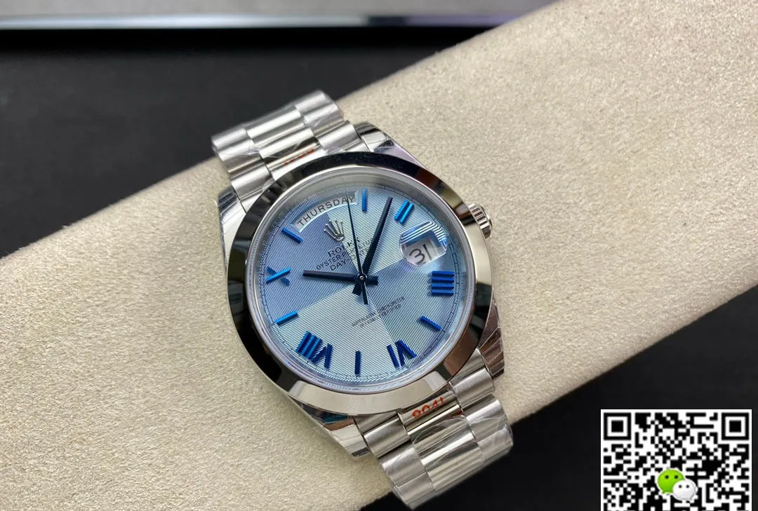Rolex Day Date M228206-0001 EW Factory 1:1 Best Edition Replica Watch Stainless Steel Strap