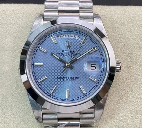 Rolex Day Date M228206-0004 EW Factory 1:1 Best Edition Replica Watch Stainless Steel Strap