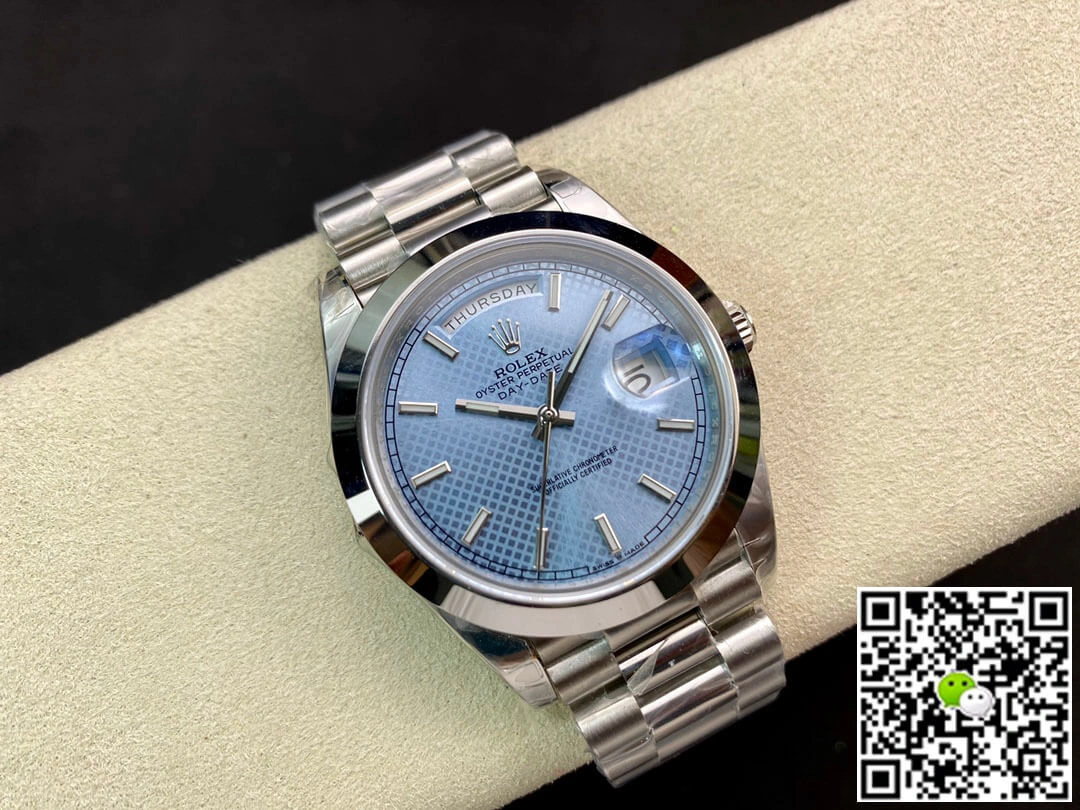 Rolex Day Date M228206-0004 EW Factory 1:1 Best Edition Replica Watch Stainless Steel Strap