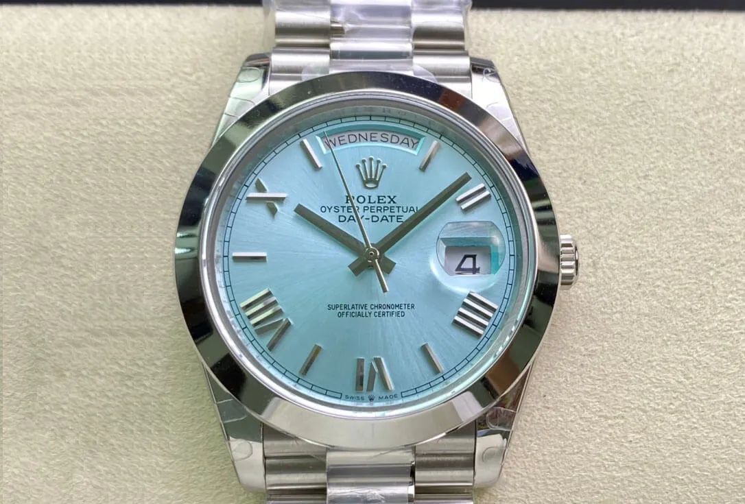 Rolex Day Date M228206-0044 EW Factory 1:1 Best Edition Replica Watch Stainless Steel Strap