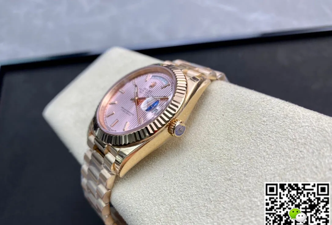 Rolex Day Date M228235-0005 EW Factory 1:1 Best Edition Replica Watch Gold-Tone Steel Strap