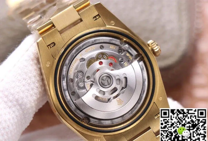 Rolex Day Date M228348RBR-0002 EW Factory 1:1 Best Edition Replica Watch Gold Diamond Bezel