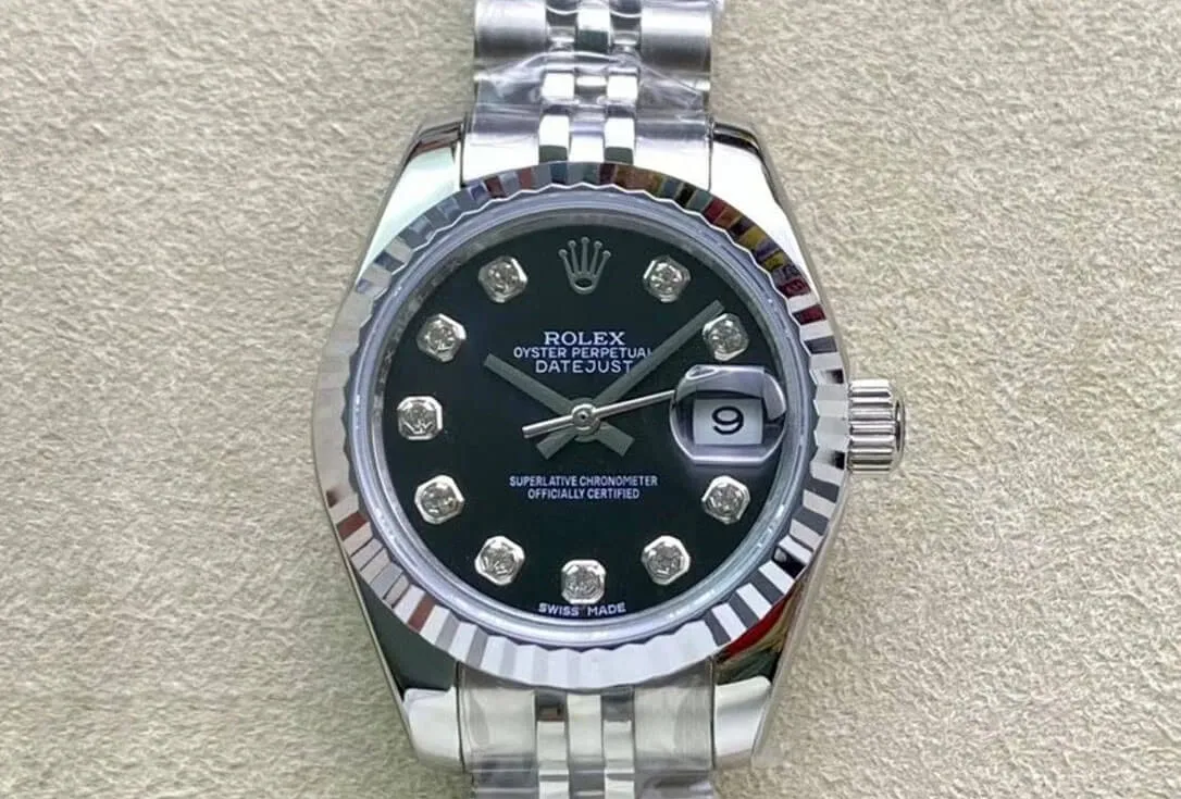 Rolex Datejust 279174 28MM BP Factory 1:1 Best Edition Replica Watch Black Diamond Dial