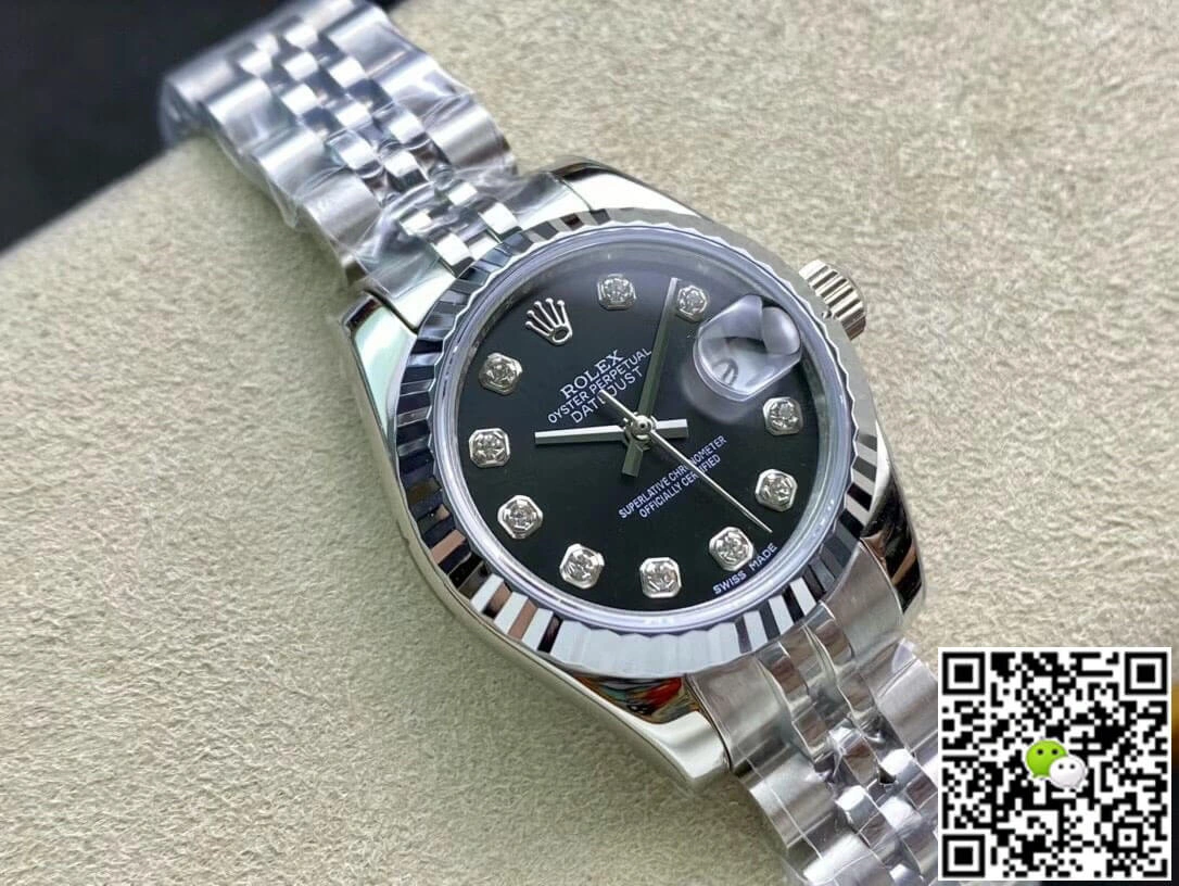 Rolex Datejust 279174 28MM BP Factory 1:1 Best Edition Replica Watch Black Diamond Dial