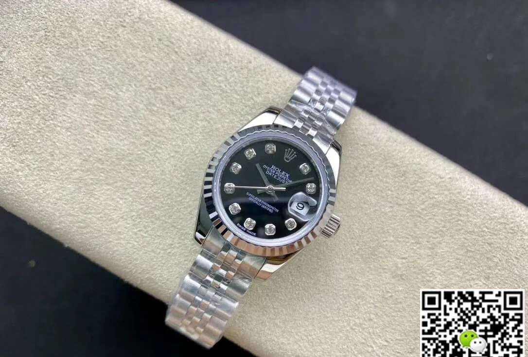 Rolex Datejust 279174 28MM BP Factory 1:1 Best Edition Replica Watch Black Diamond Dial