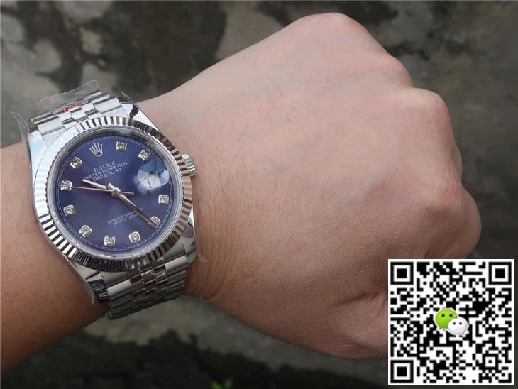 Rolex Datejust M126234-0037 GM Factory 1:1 Best Edition Replica Watch Blue Diamond Dial