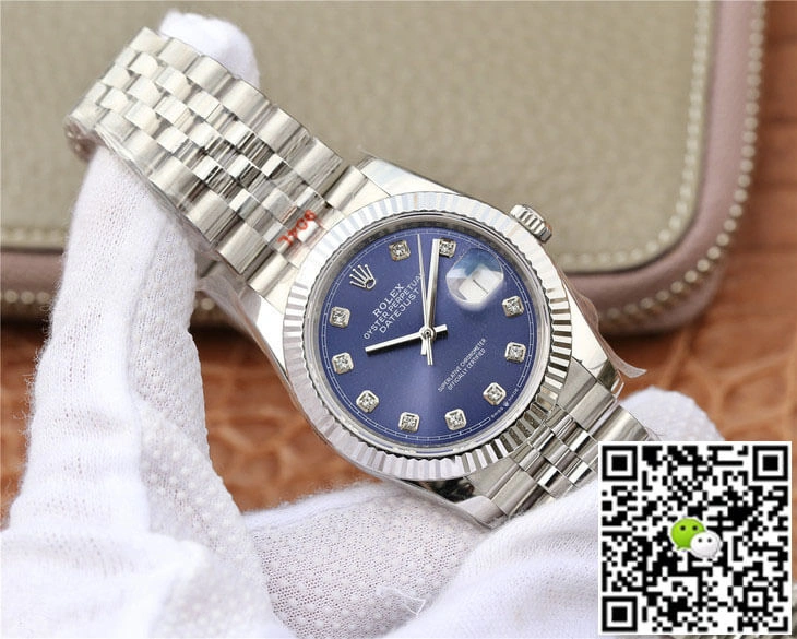 Rolex Datejust M126234-0037 GM Factory 1:1 Best Edition Replica Watch Blue Diamond Dial