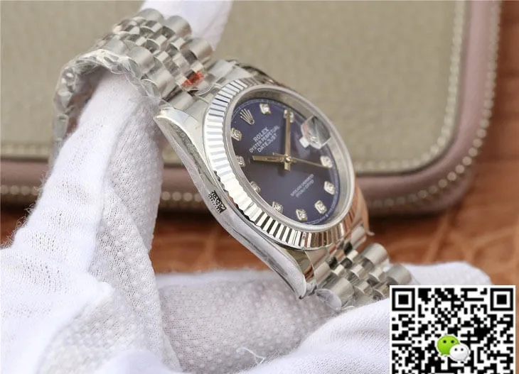 Rolex Datejust M126234-0037 GM Factory 1:1 Best Edition Replica Watch Blue Diamond Dial