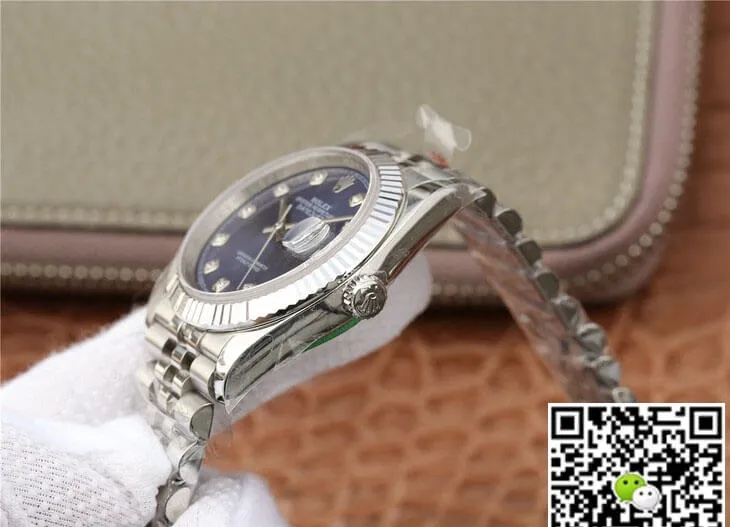 Rolex Datejust M126234-0037 GM Factory 1:1 Best Edition Replica Watch Blue Diamond Dial