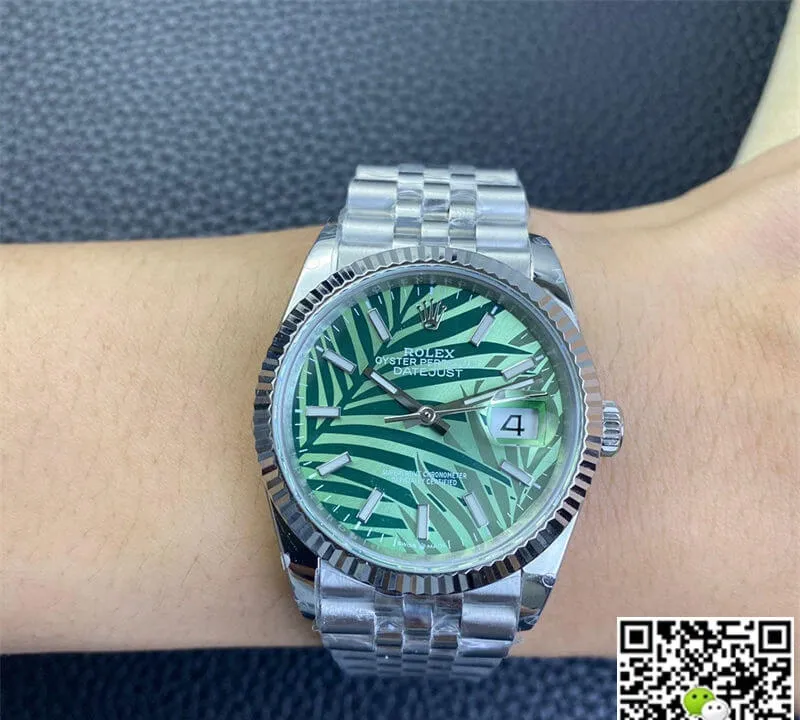 Rolex Datejust M126234-0047 36MM VS Factory 1:1 Best Edition Replica Watch Silver Strap