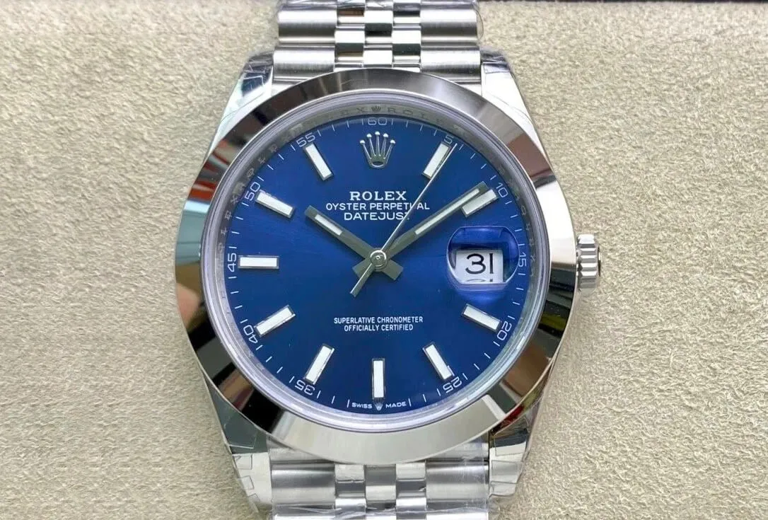 Rolex Datejust M126300-0002 41MM VS Factory 1:1 Best Edition Replica Watch Silver Strap