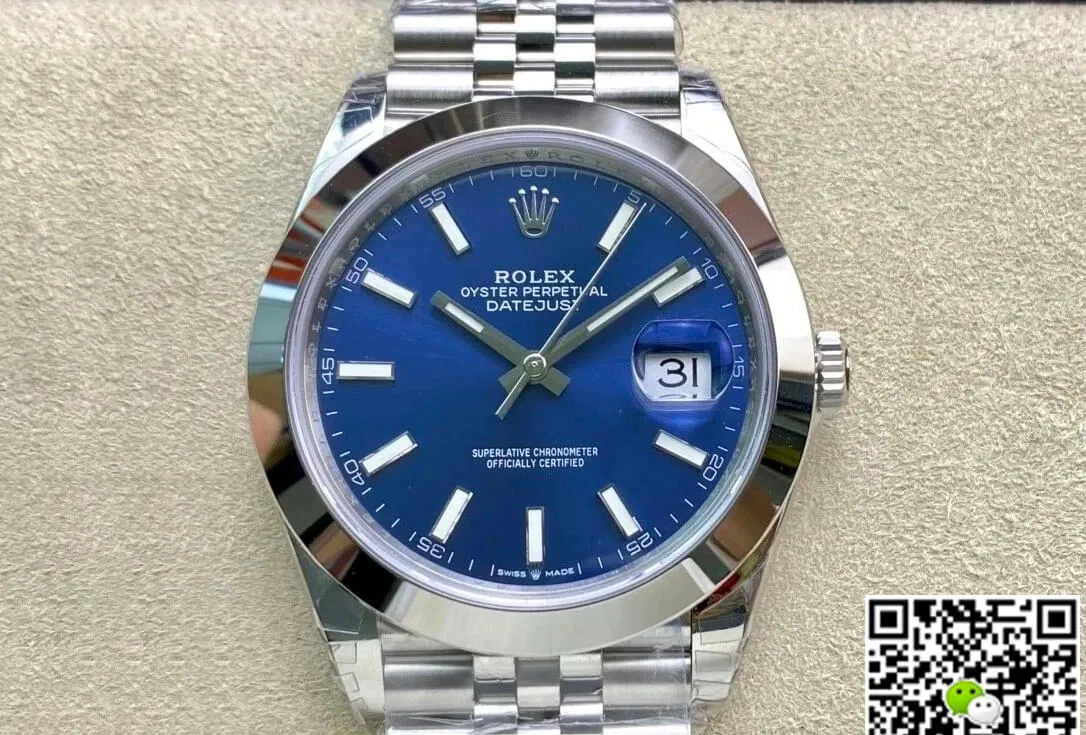 Rolex Datejust M126300-0002 41MM VS Factory 1:1 Best Edition Replica Watch Silver Strap