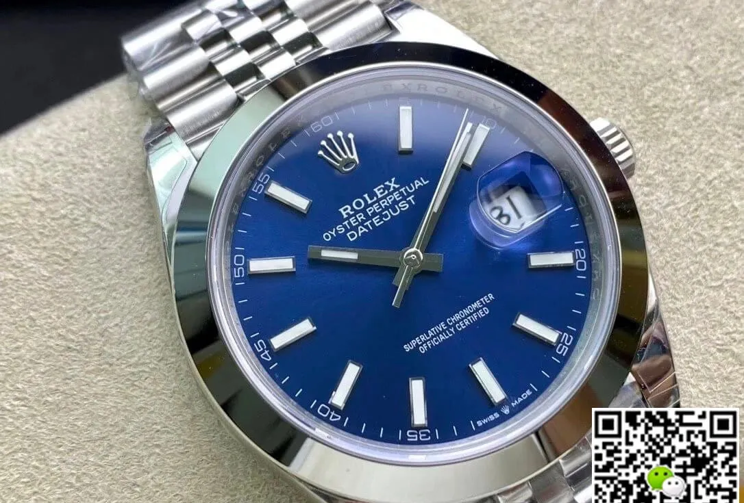 Rolex Datejust M126300-0002 41MM VS Factory 1:1 Best Edition Replica Watch Silver Strap